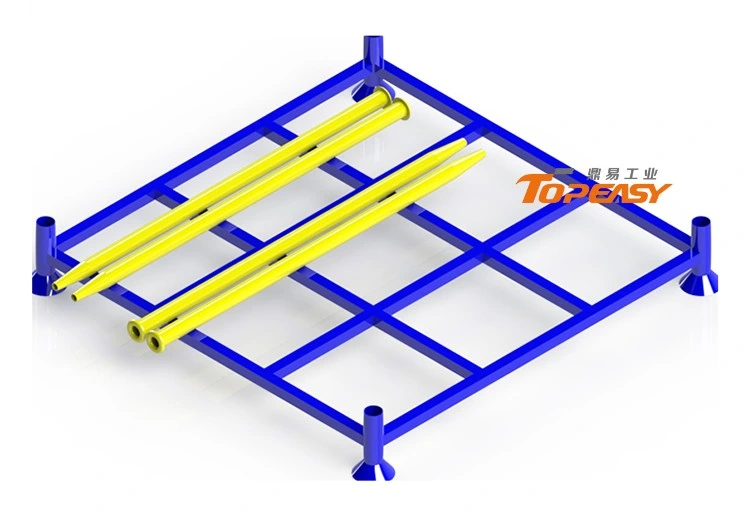 Customized Heavy Duty Powder Coating Stacking Tire Racks for Warehouse Open Frame Rack