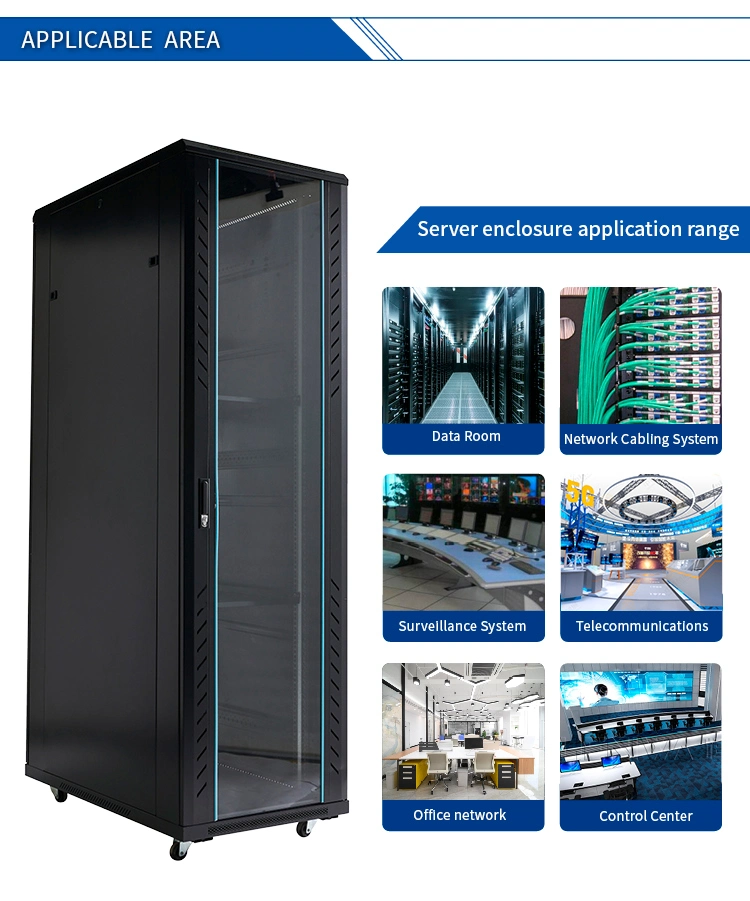 42u Floor Standing Server Cabinet/ Data Cabinet 600mm Wide X 600mm Deep Network Rack Professional Production Network Cabinet Manufacturer