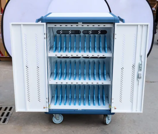 High Quality 30 Way iPad Tablet Charging Cart for School Museum Office