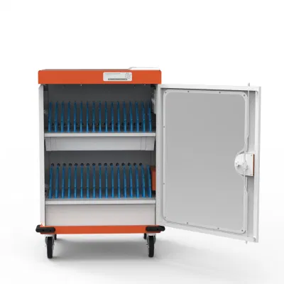 Educational Equipment 32 Ports AC+USB iPad Tablet Laptop Charging Trolley Cabinets and Carts